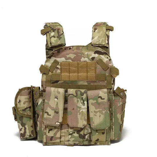 Military-Grade Tactical Vest with Magazine Pouch - Military-Outdoors.com