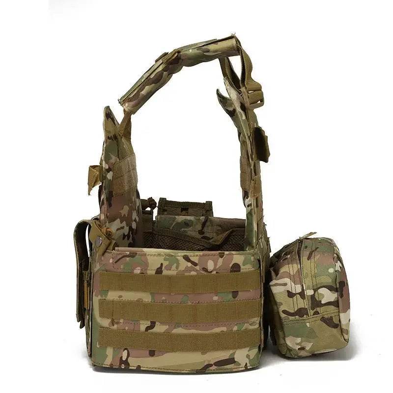 Military-Grade Tactical Vest with Magazine Pouch - Military-Outdoors.com