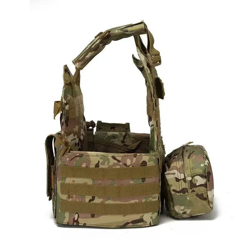 Military-Grade Tactical Vest with Magazine Pouch - Military-Outdoors.com