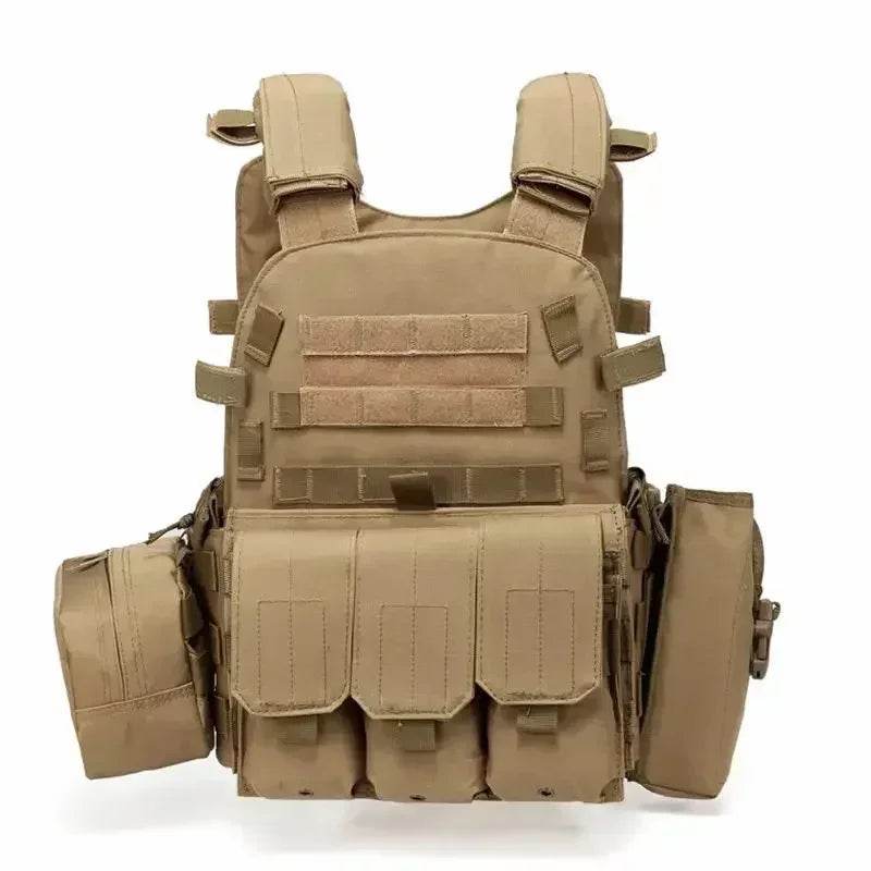 Military-Grade Tactical Vest with Magazine Pouch - Military-Outdoors.com