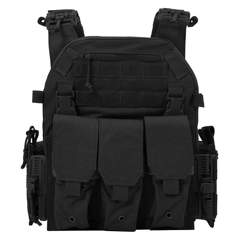 Tactical Vest With Triple Magazine Pouches - Military-Outdoors - Military-Outdoors.com