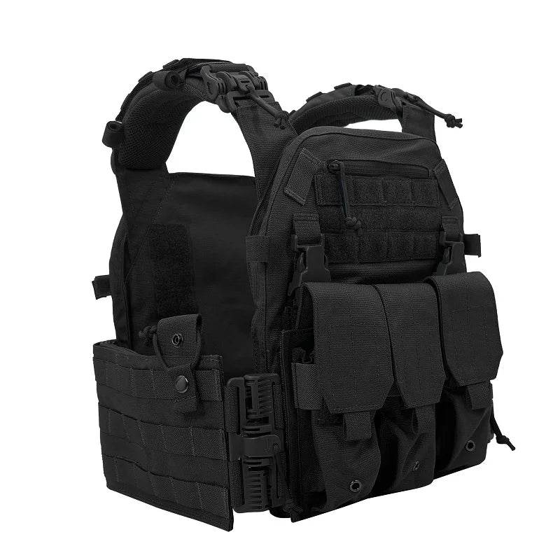Tactical Vest With Triple Magazine Pouches - Military-Outdoors - Military-Outdoors.com