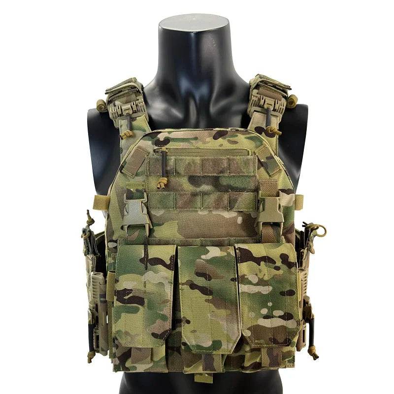 Tactical Vest With Triple Magazine Pouches - Military-Outdoors - Military-Outdoors.com