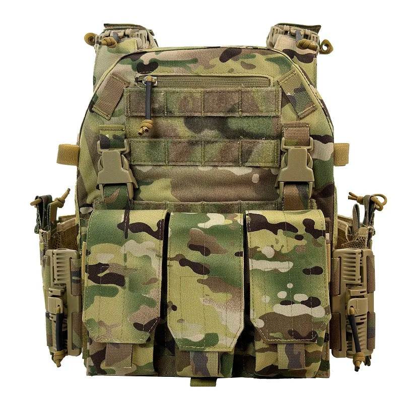 Tactical Vest With Triple Magazine Pouches - Military-Outdoors - Military-Outdoors.com