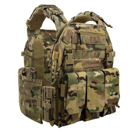 Tactical Vest With Triple Magazine Pouches - Military-Outdoors - Military-Outdoors.com