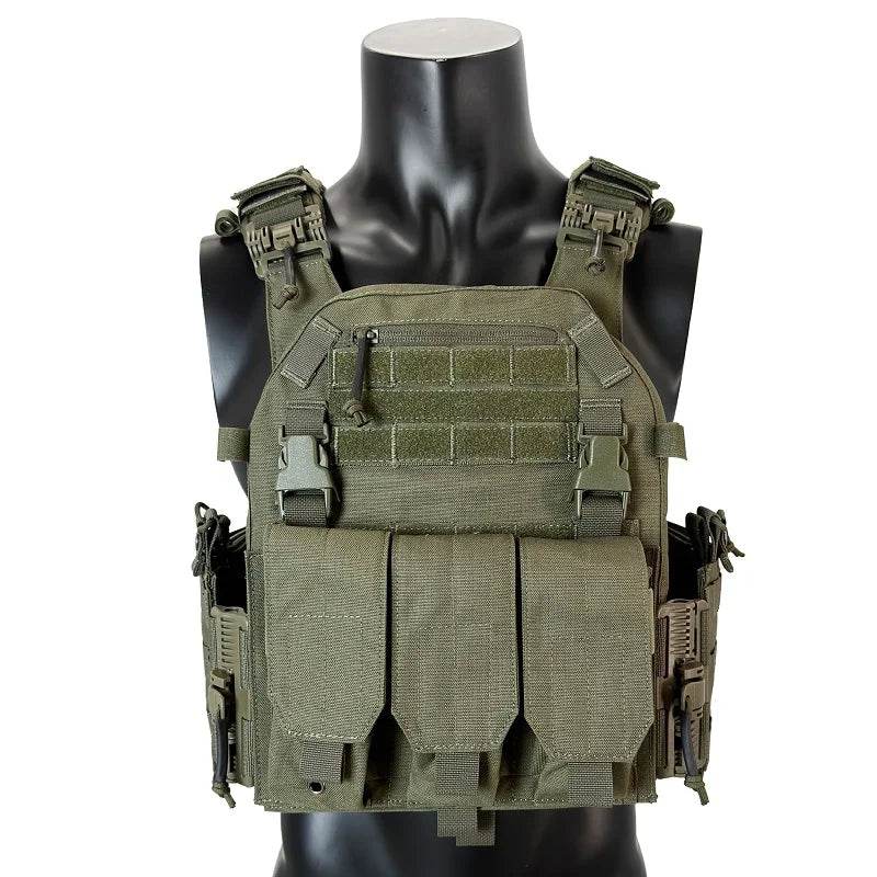 Tactical Vest With Triple Magazine Pouches - Military-Outdoors - Military-Outdoors.com