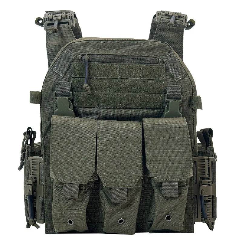 Tactical Vest With Triple Magazine Pouches - Military-Outdoors - Military-Outdoors.com