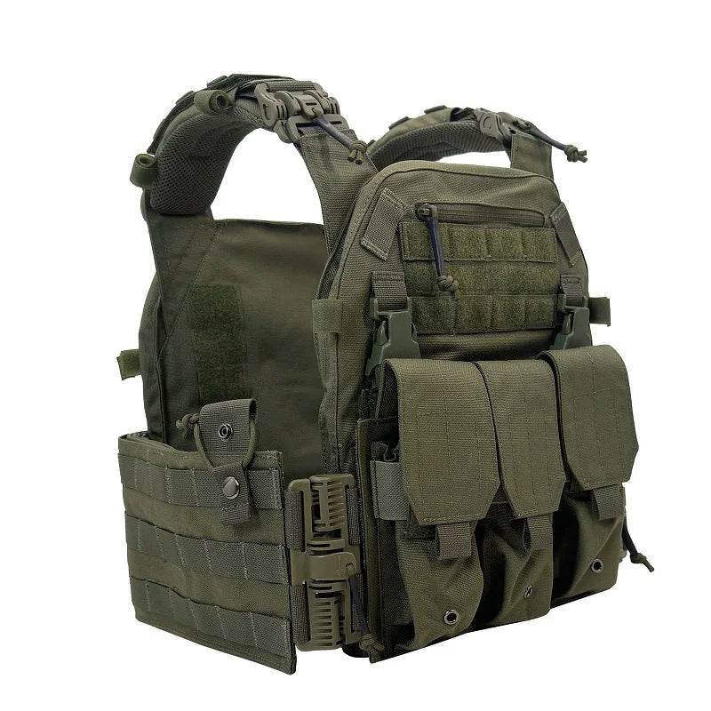 Tactical Vest With Triple Magazine Pouches - Military-Outdoors - Military-Outdoors.com