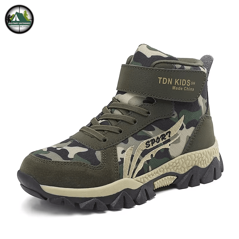 Warm Camouflage Sneakers for Kids - Military Outdoors - Military-Outdoors.com