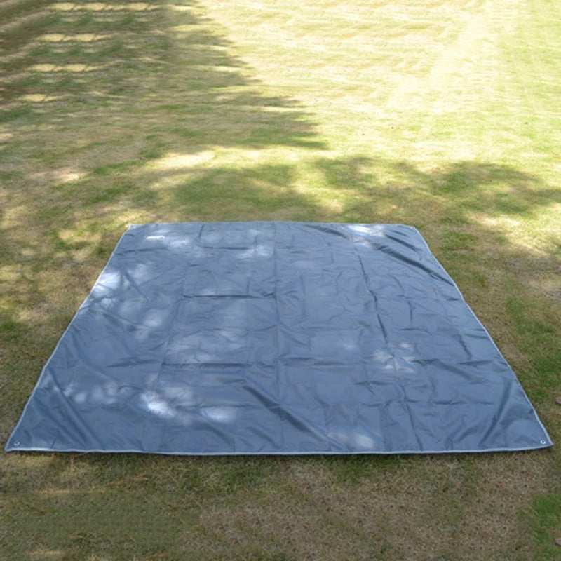 Durable Grey Tent Ground Sheet for Outdoor Camping Protection