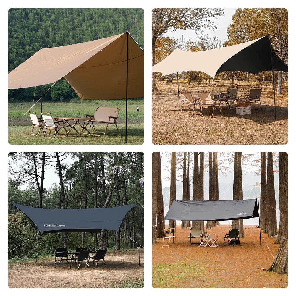 4 Or 8Pcs Tent Pegs With Storage Bag And Hammer - Military-Outdoors.com