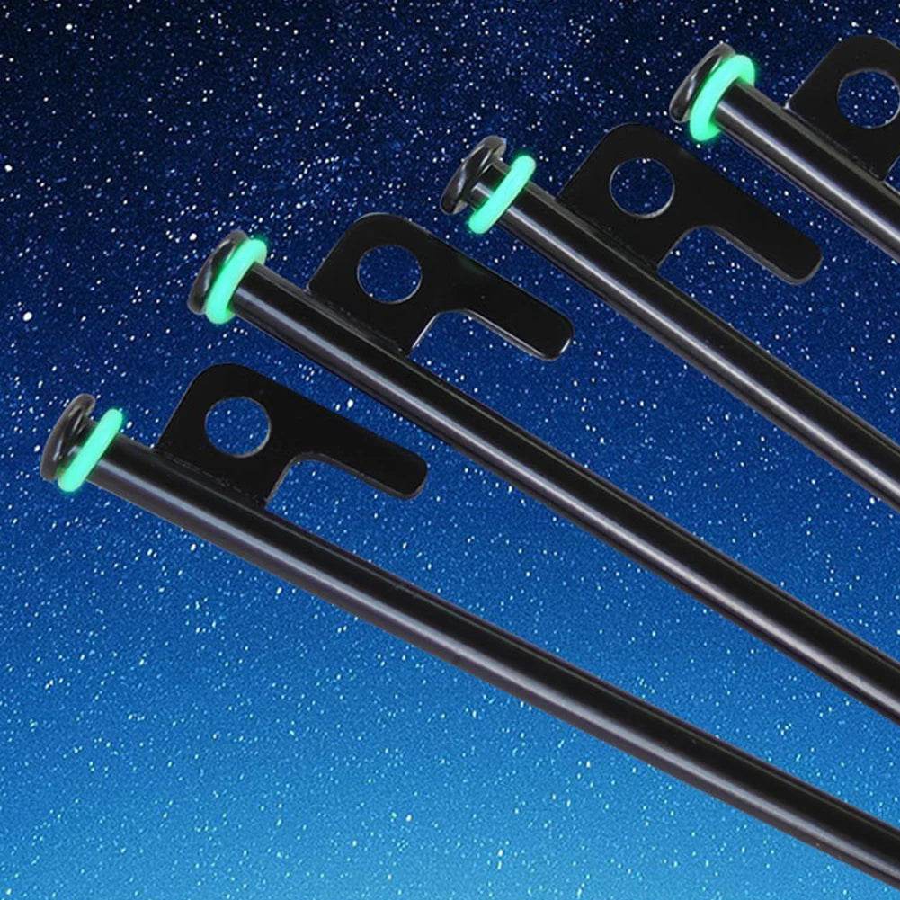4 Or 8Pcs Tent Pegs With Storage Bag And Hammer - Military-Outdoors.com
