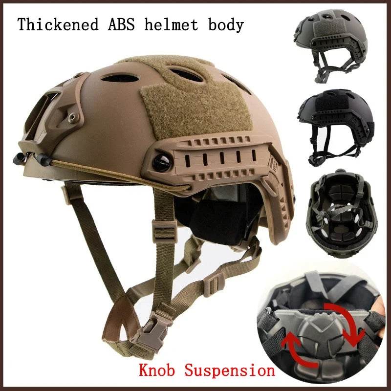 Military-Outdoors Thickened Outdoor Helmet for Adventures - Military-Outdoors.com