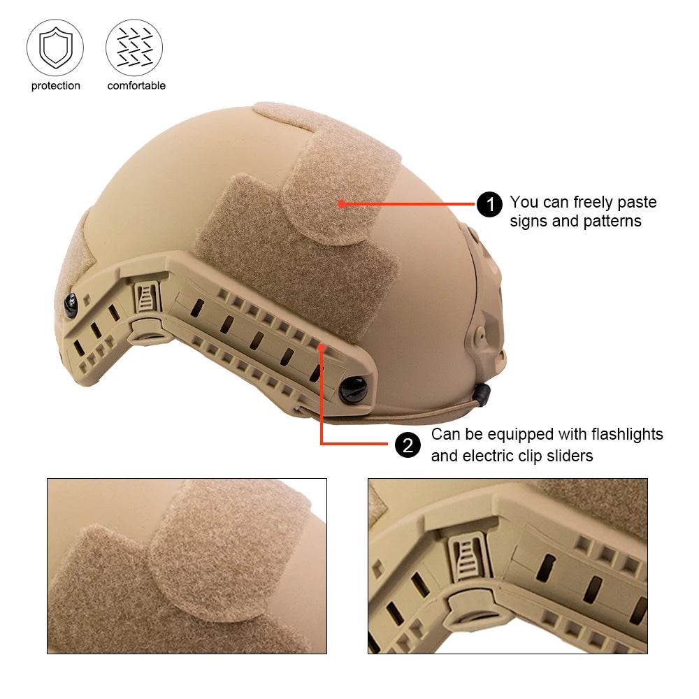 Military-Outdoors Thickened Outdoor Helmet for Adventures - Military-Outdoors.com