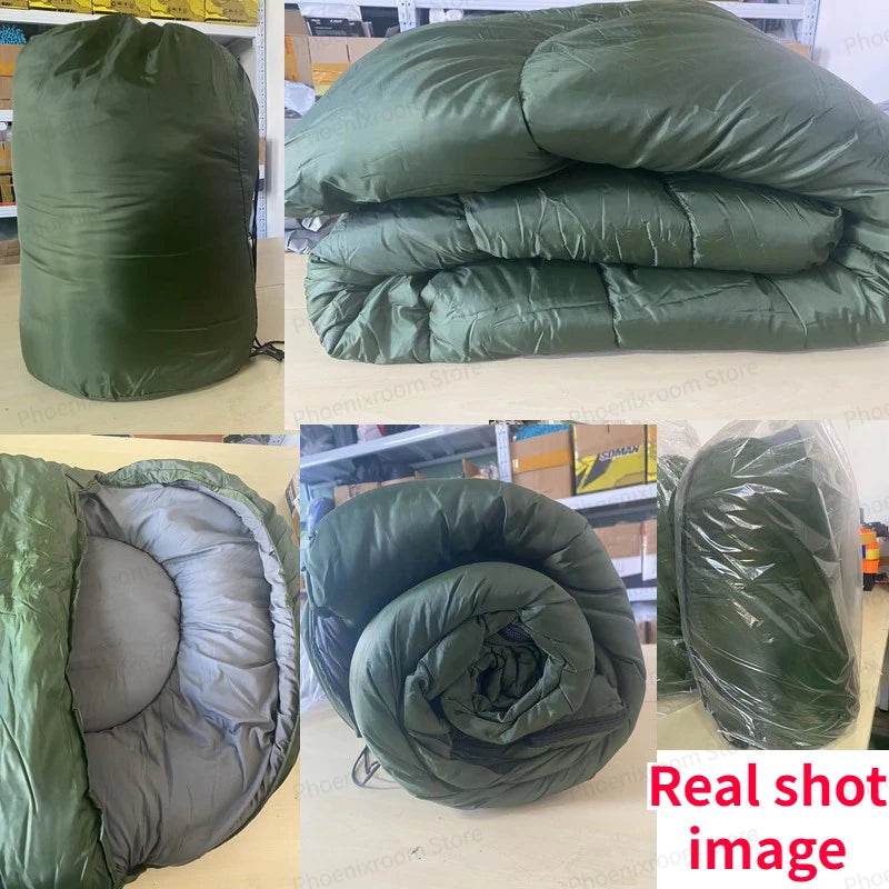 3KG Thickened And Widened Winter Sleeping Bag -15 ℃ - Military-Outdoors.com