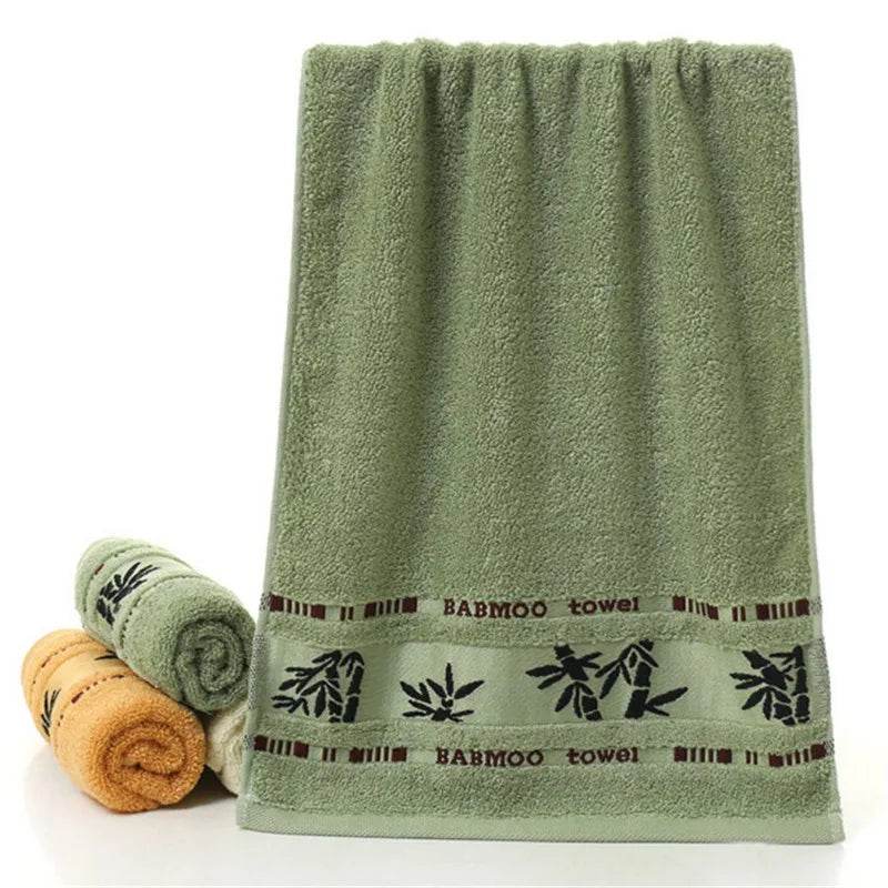 Set of 3 Thicker Bamboo Green Towels Set - Military-Outdoors.com