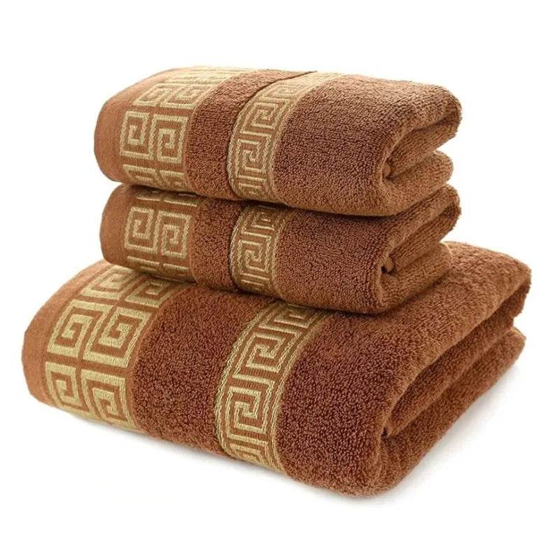Set of 3 Thicker Bamboo Green Towels Set - Military-Outdoors.com