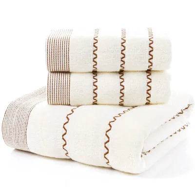 Set of 3 Thicker Bamboo Green Towels Set - Military-Outdoors.com