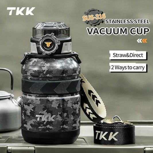 TKK 950ml Stainless Steel Thermos - Durable Vacuum Cup - Military-Outdoors.com