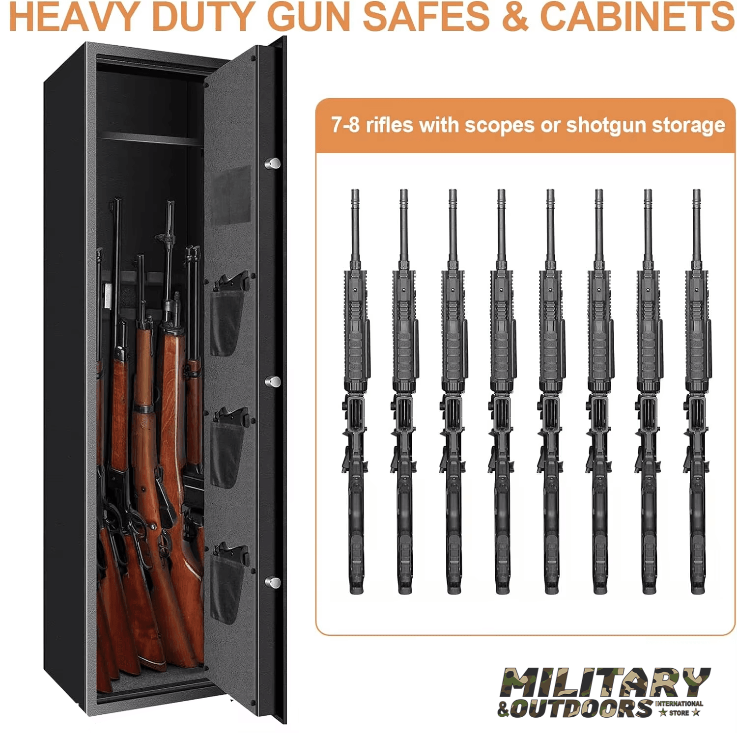 Anti-Theft Safe for Rifles and Shotguns - Military-Outdoors.com