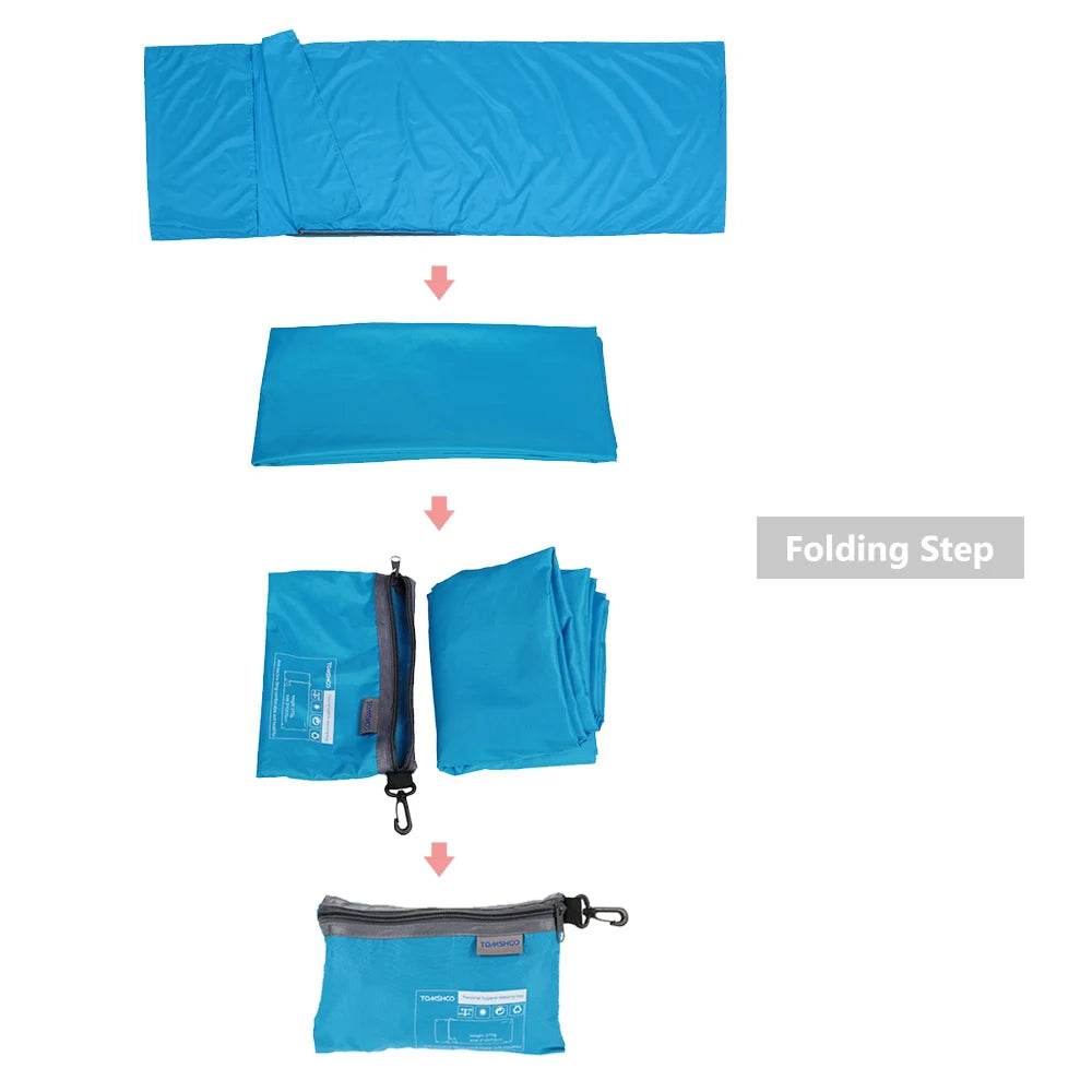 70x210CM Portable Sleeping Bag with Pillowcase - Military-Outdoors.com