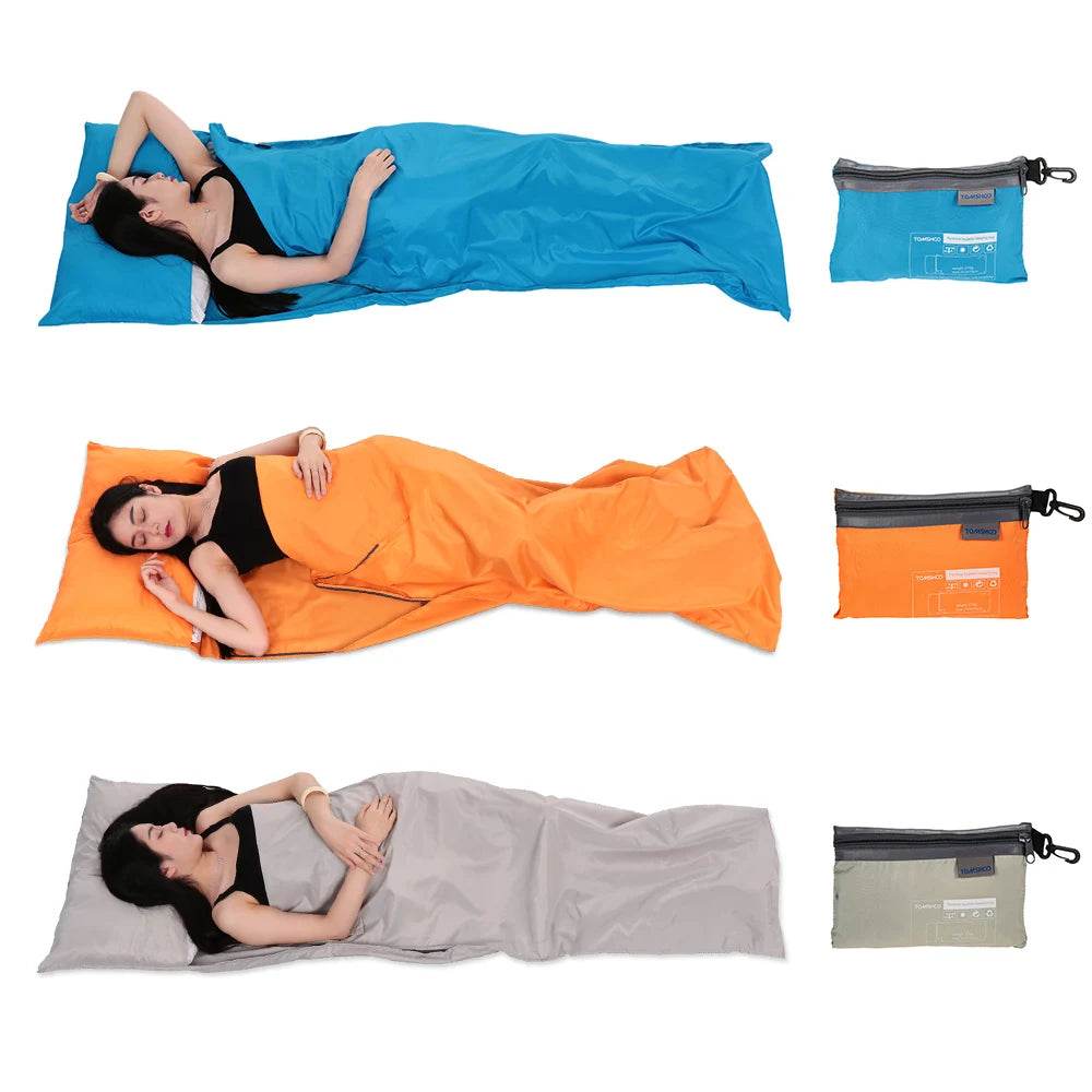 70x210CM Portable Sleeping Bag with Pillowcase - Military-Outdoors.com