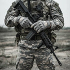 Touch Screen Outdoor Gloves with ACU Camouflage Grip