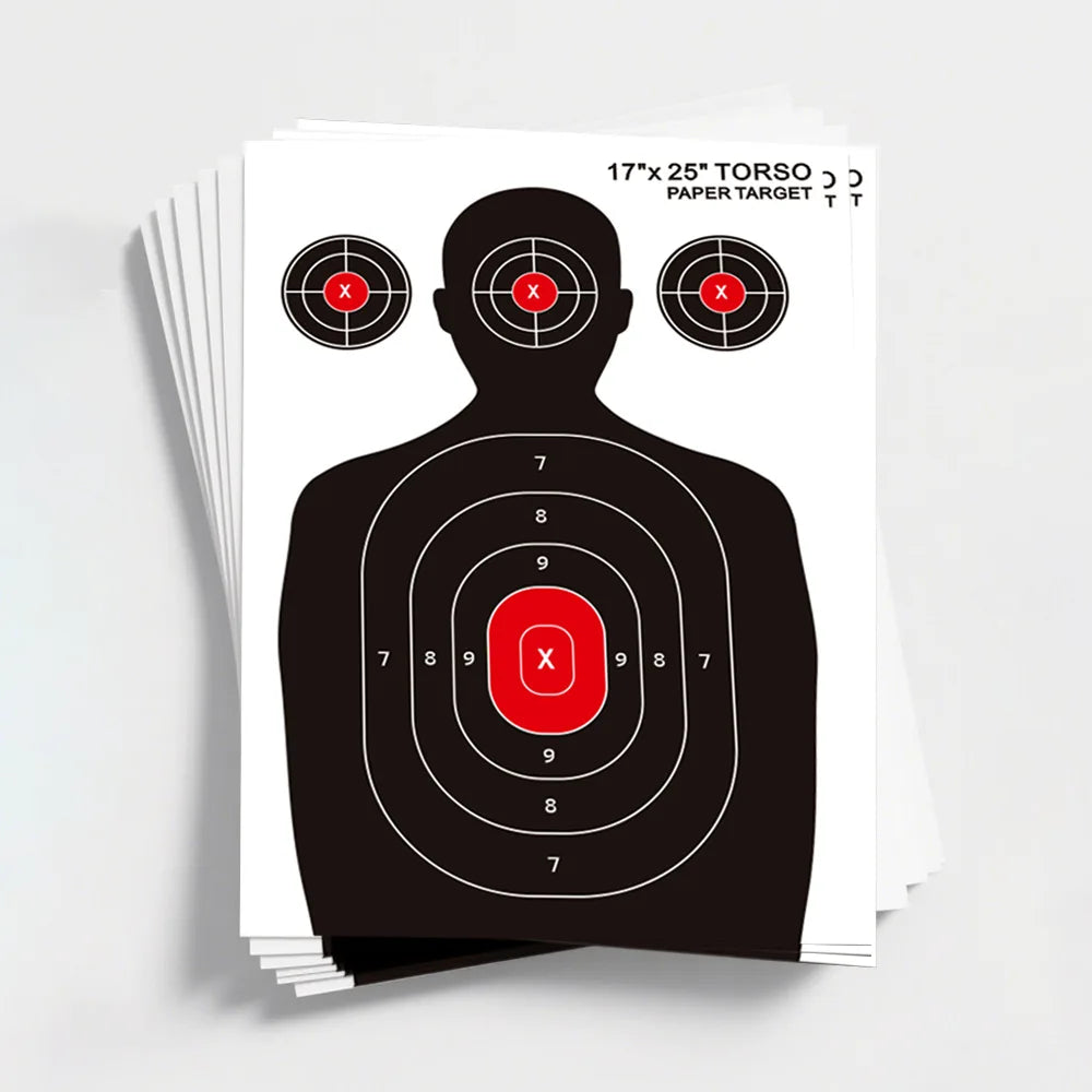 17x25 inch torso paper target for training targets use