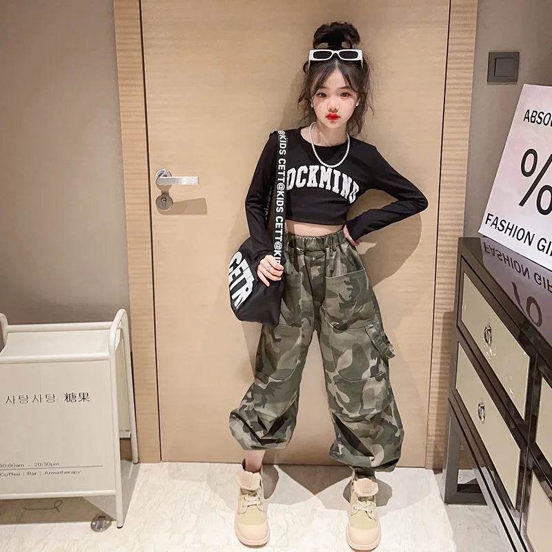 Trendy Military Style Kids Pants for Girls - Military-Outdoors.com
