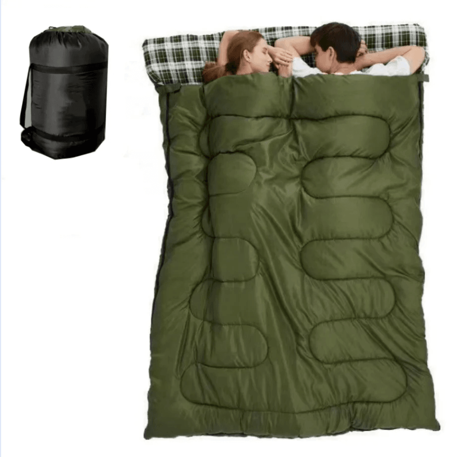 Two Person Warm Sleeping Bag With Pillows - Military-Outdoors.com