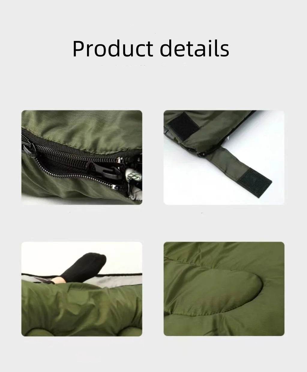 Two Person Warm Sleeping Bag With Pillows - Military-Outdoors.com