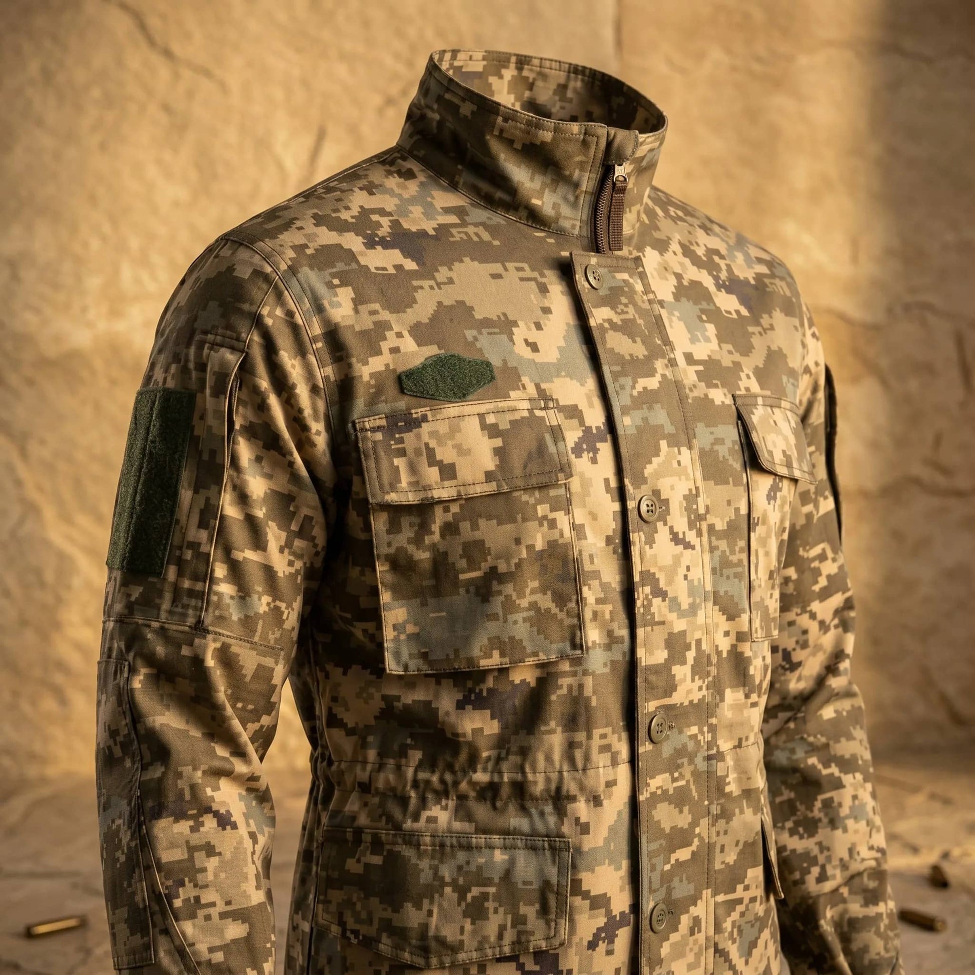 Ukraine outdoor suit in camouflage with functional pockets for outdoor activities