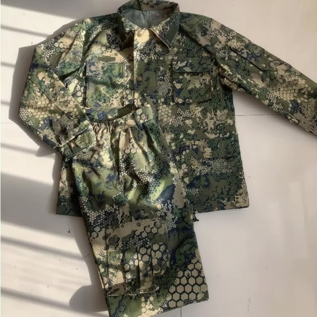 Ukraine outdoor suit in camo design for tactical activities