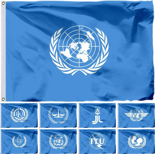 United Nations Flag - Premium Quality Outdoor Flag - Military-Outdoors.com