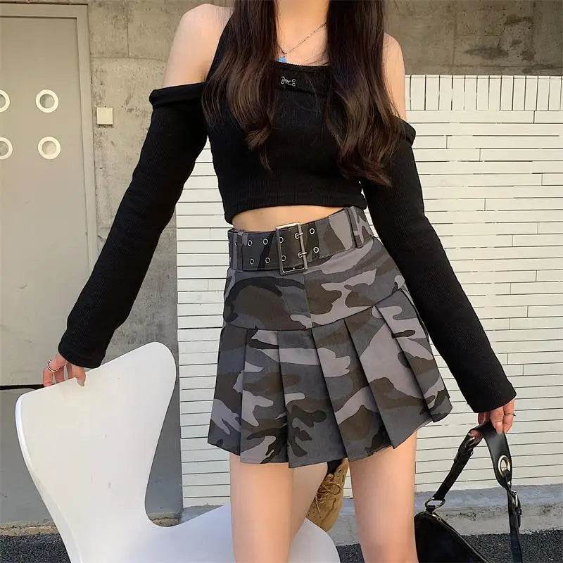 Military-Outdoors Camouflage Pleated Skirt for Women - Military-Outdoors.com
