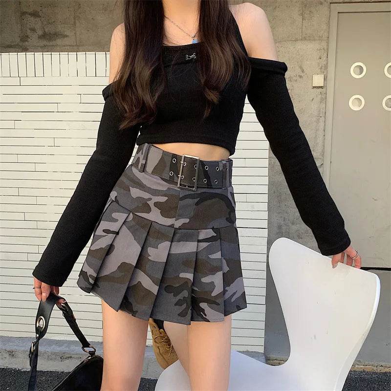 Military-Outdoors Camouflage Pleated Skirt for Women - Military-Outdoors.com