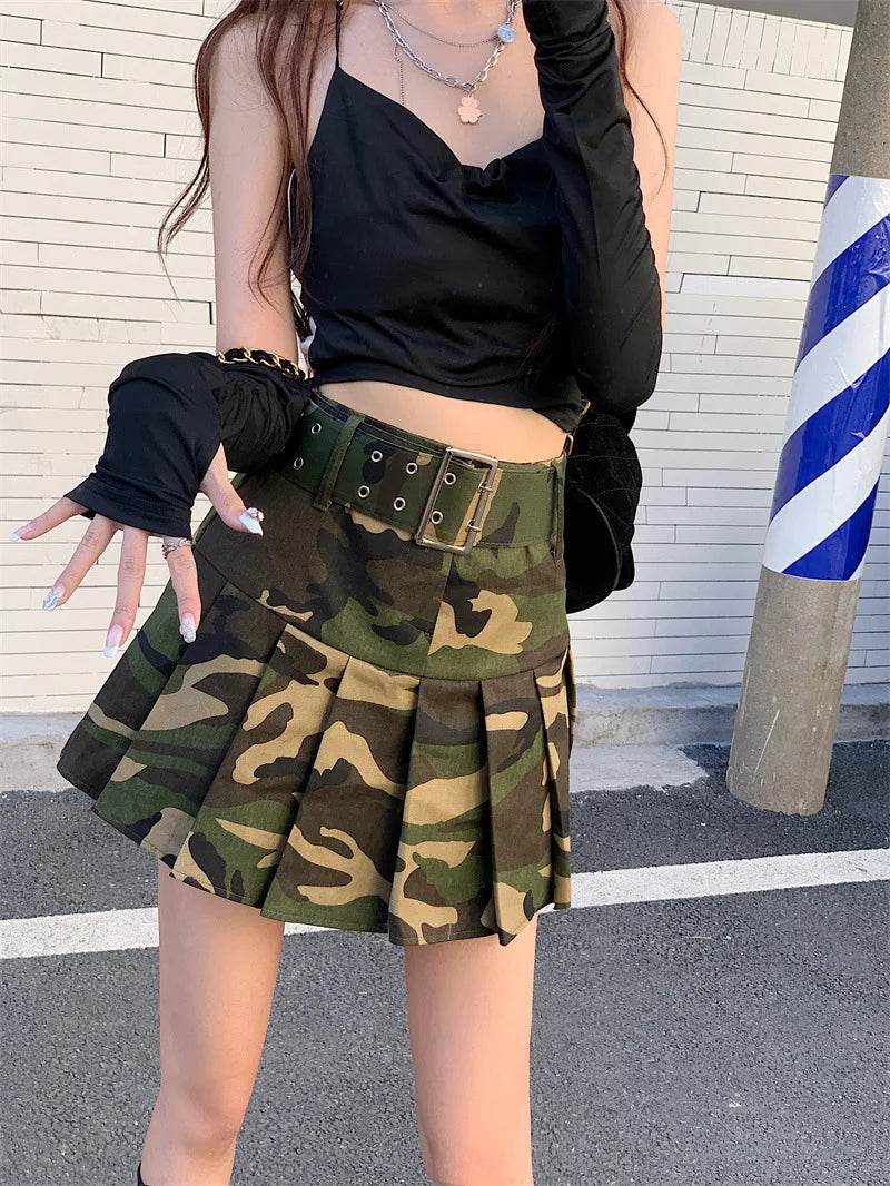 Military-Outdoors Camouflage Pleated Skirt for Women - Military-Outdoors.com