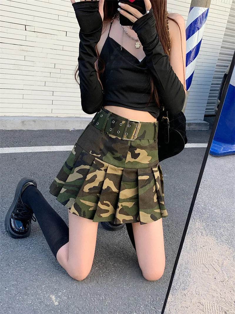 Military-Outdoors Camouflage Pleated Skirt for Women - Military-Outdoors.com