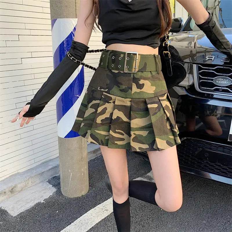 Military-Outdoors Camouflage Pleated Skirt for Women - Military-Outdoors.com