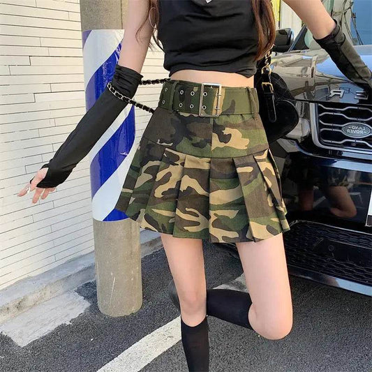 Military-Outdoors Camouflage Pleated Skirt for Women - Military-Outdoors.com