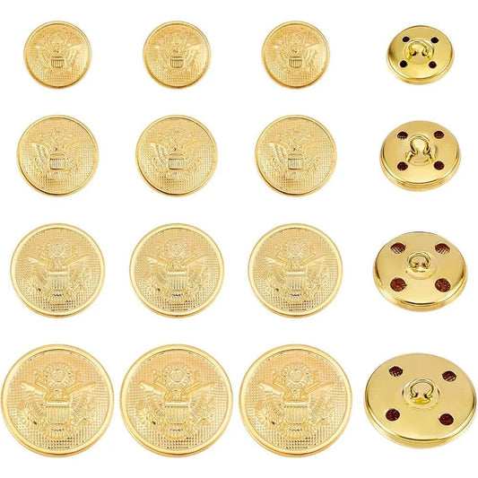 40pcs US Army Uniform Metal Blazer Buttons Set - Military-Outdoors.com
