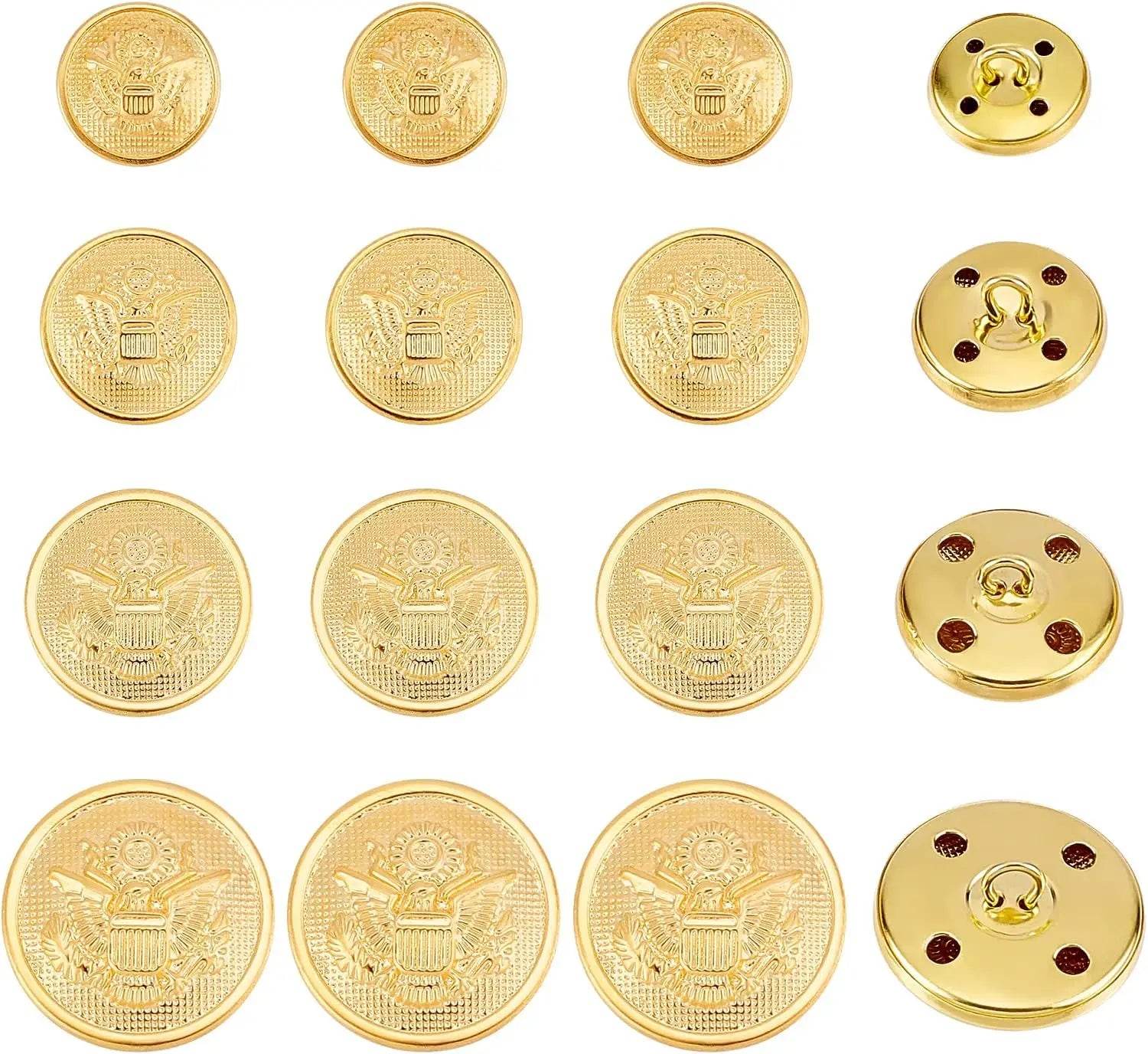 40pcs US Army Uniform Metal Blazer Buttons Set - Military-Outdoors.com