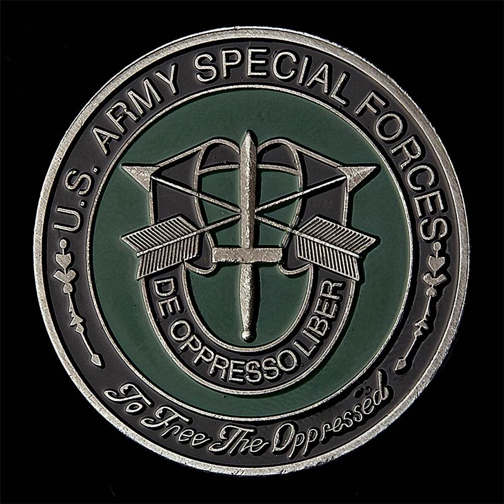 US Army Green Berets Coin - Military Collectible Token - Military-Outdoors.com