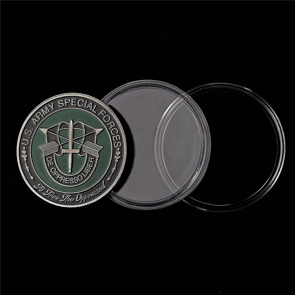 US Army Green Berets Coin - Military Collectible Token - Military-Outdoors.com
