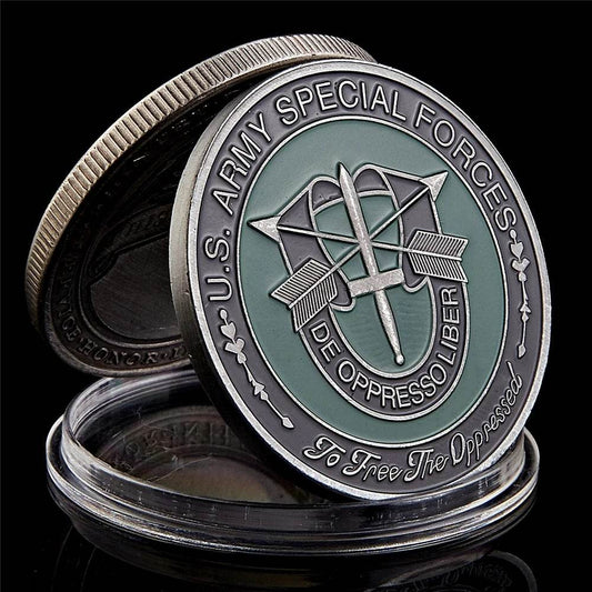 US Army Green Berets Coin - Military Collectible Token - Military-Outdoors.com