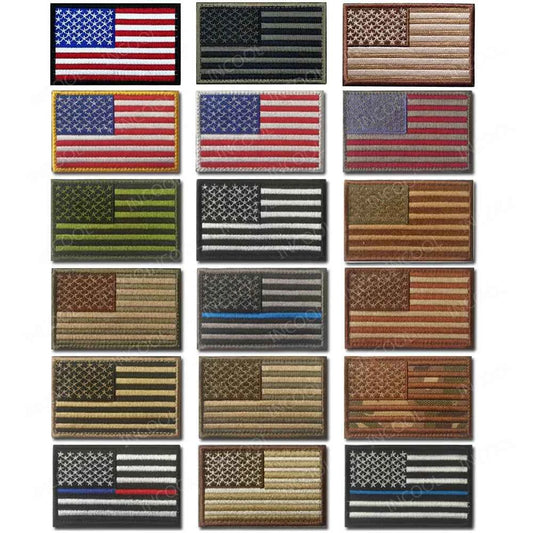 US Flag Embroidered Patches For Clothing Or Bags