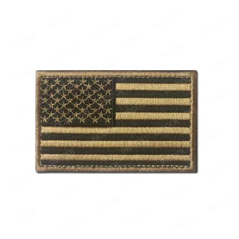 US Flag Embroidered Patch in a military design with a rugged finish for outdoor enthusiasts