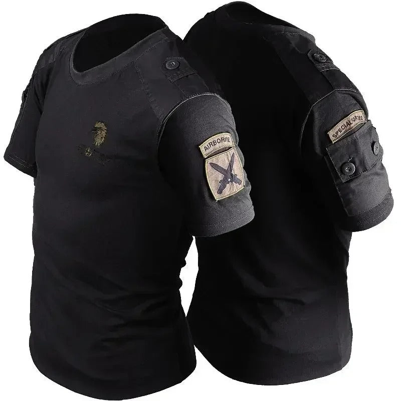 US Navy combat t-shirt in black for tactical operations