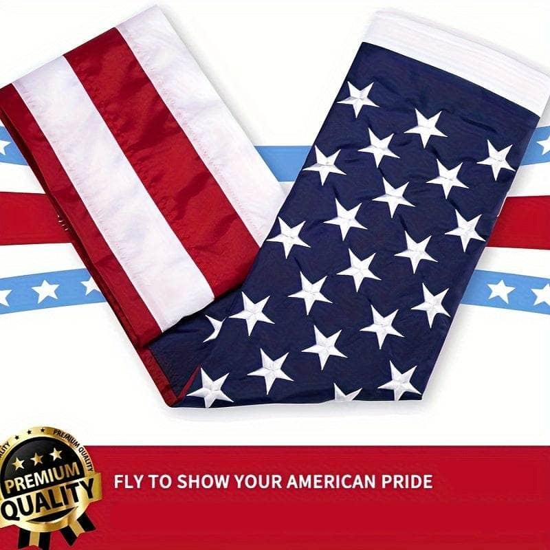 Waterproof USA Outdoor Flag 3x5 Ft - Premium Quality Fabric - Military-Outdoors.com