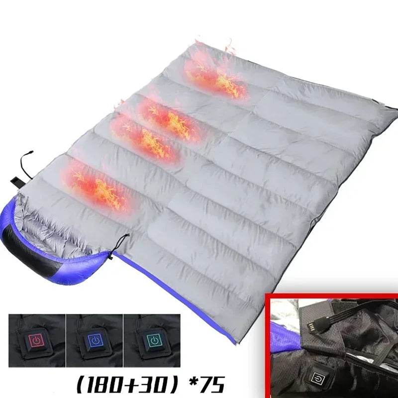 4 Area Winter Sleeping Bags USB Heated - Military-Outdoors.com